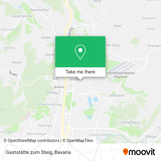 Карта Gaststätte zum Steig