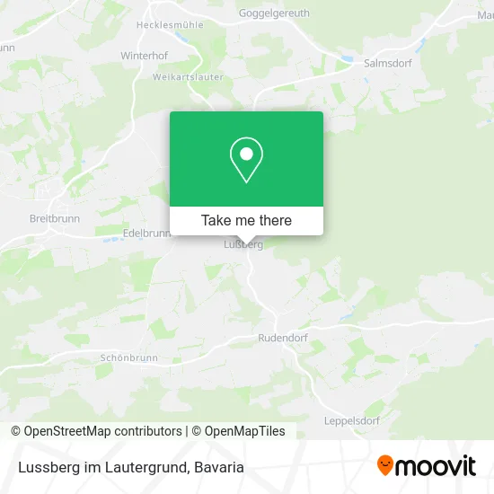 Карта Lussberg im Lautergrund