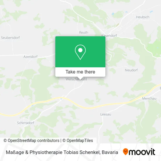 Карта Maßage & Physiotherapie Tobias Schenkel