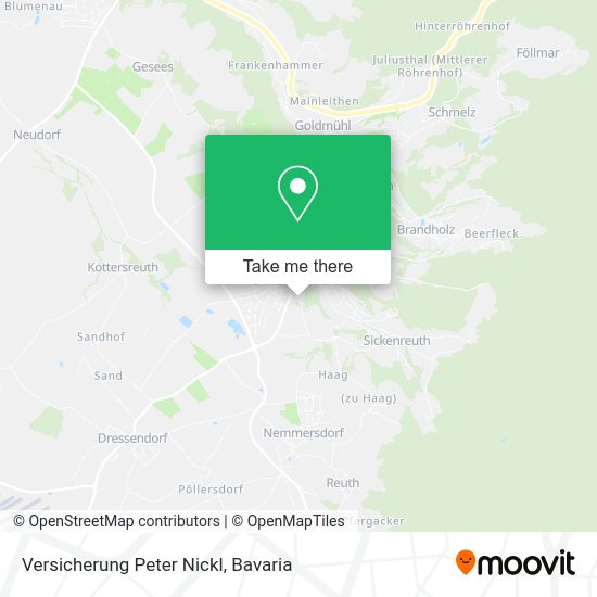 Карта Versicherung Peter Nickl