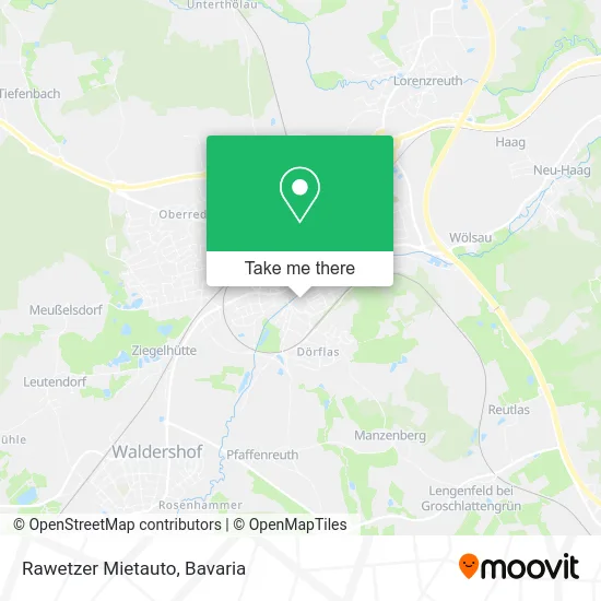 Карта Rawetzer Mietauto