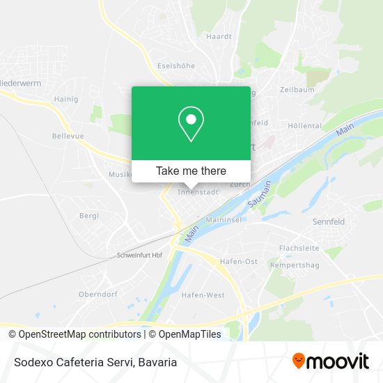 Карта Sodexo Cafeteria Servi
