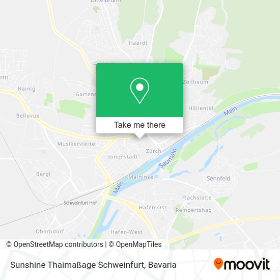 Карта Sunshine Thaimaßage Schweinfurt