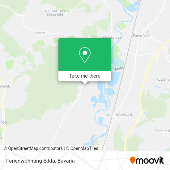 Карта Ferienwohnung Edda