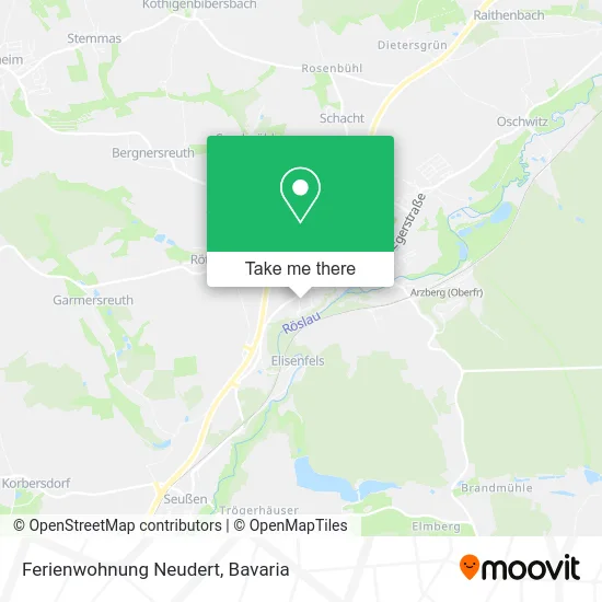 Карта Ferienwohnung Neudert