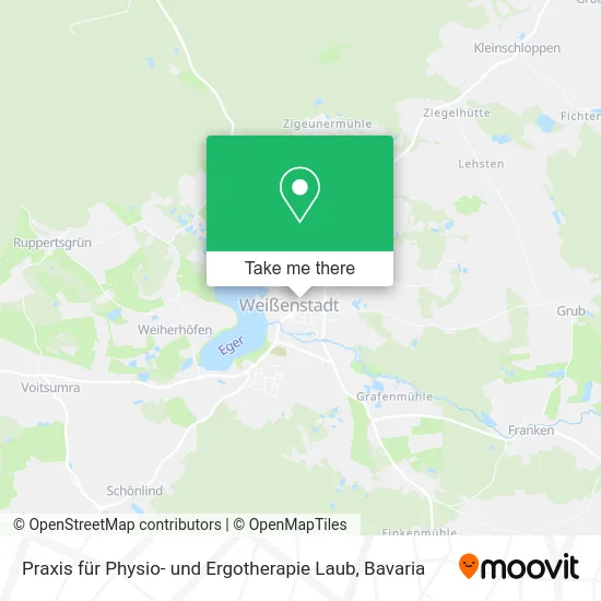 Карта Praxis für Physio- und Ergotherapie Laub