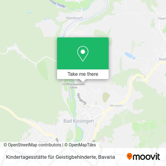Карта Kindertagesstätte für Geistigbehinderte