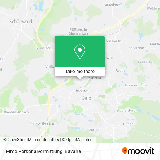 Карта Mme Personalvermittlung