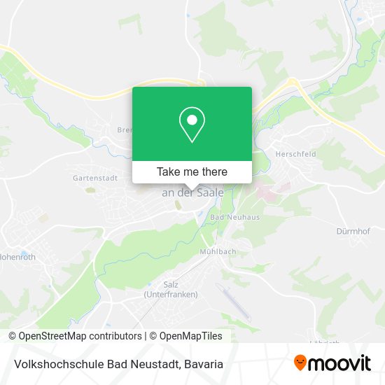 Карта Volkshochschule Bad Neustadt