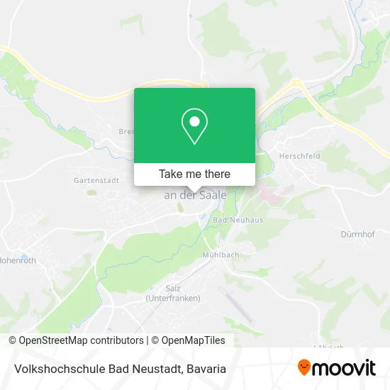 Карта Volkshochschule Bad Neustadt