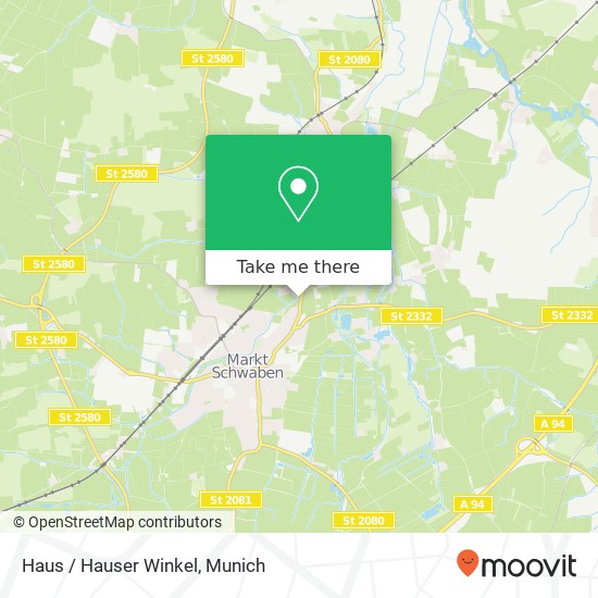 Haus / Hauser Winkel map