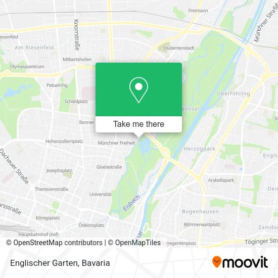 Карта Englischer Garten