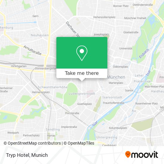 Tryp Hotel map
