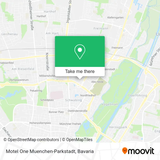 Карта Motel One Muenchen-Parkstadt