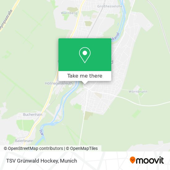 TSV Grünwald Hockey map