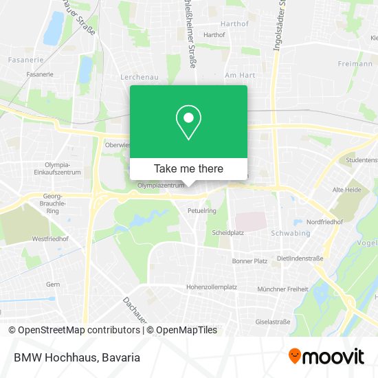 BMW Hochhaus map