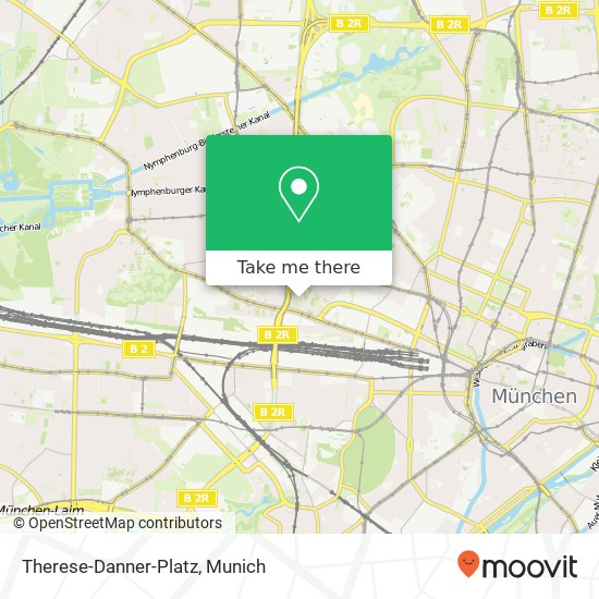 Therese-Danner-Platz map