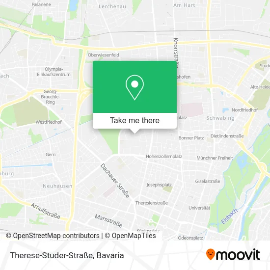 Карта Therese-Studer-Straße