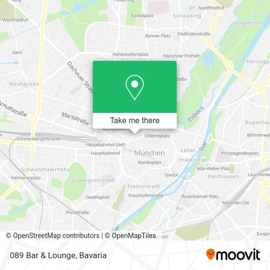 089 Bar & Lounge map