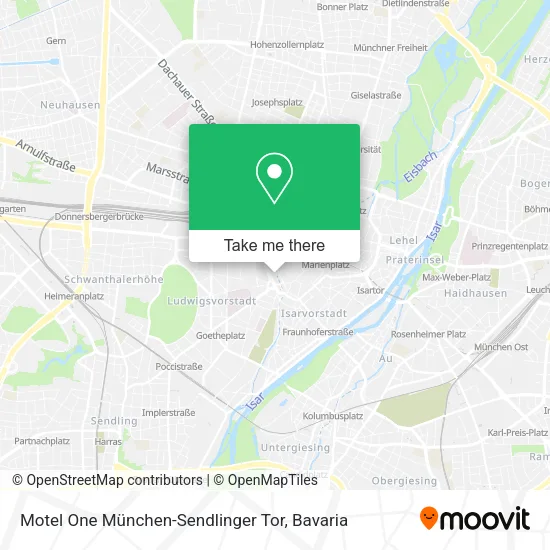 Карта Motel One München-Sendlinger Tor