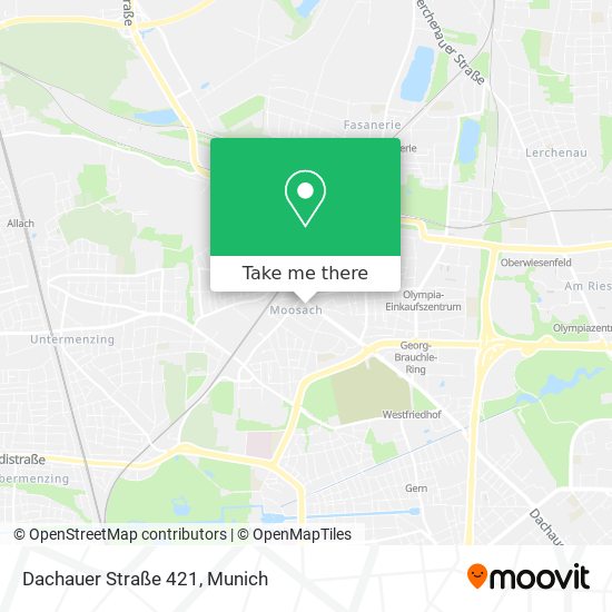 Dachauer Straße 421 map