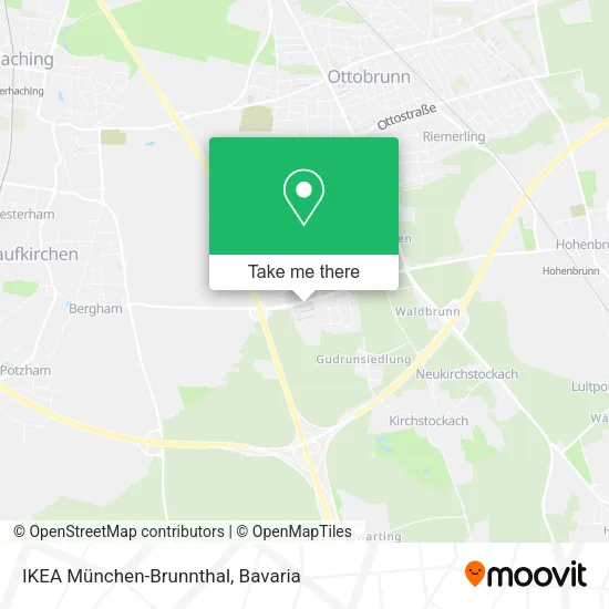 Карта IKEA München-Brunnthal