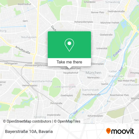 Карта Bayerstraße 10A