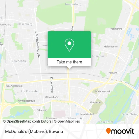 Карта McDonald's (McDrive)