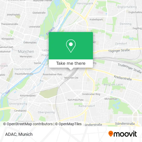 Карта ADAC