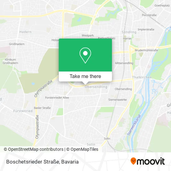Карта Boschetsrieder Straße