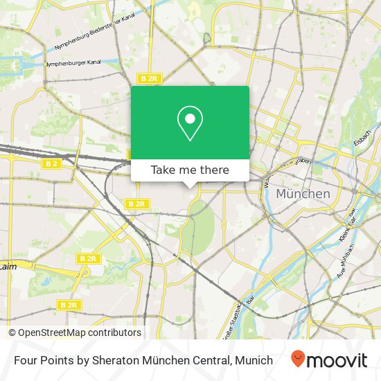 Four Points by Sheraton München Central map