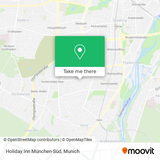 Holiday Inn München-Süd map