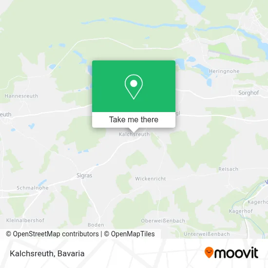 Kalchsreuth map
