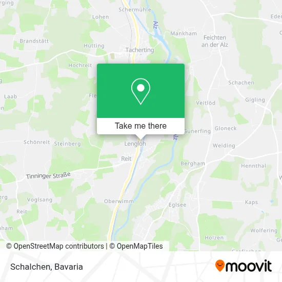 Schalchen map