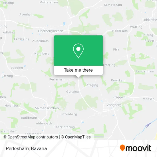 Perlesham map