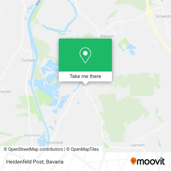 Heidenfeld Post map