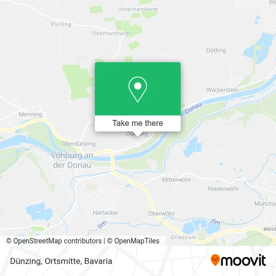 Dünzing, Ortsmitte map