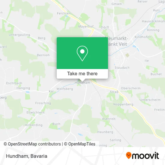 Hundham map
