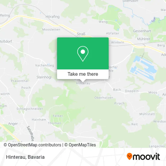 Hinterau map