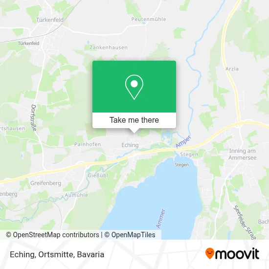 Eching, Ortsmitte map