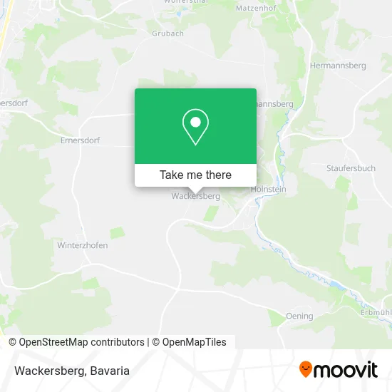 Wackersberg map