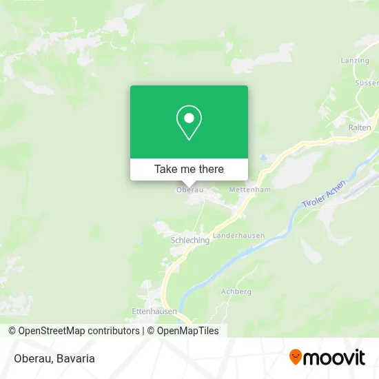 Oberau map
