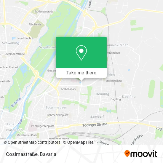 Карта Cosimastraße