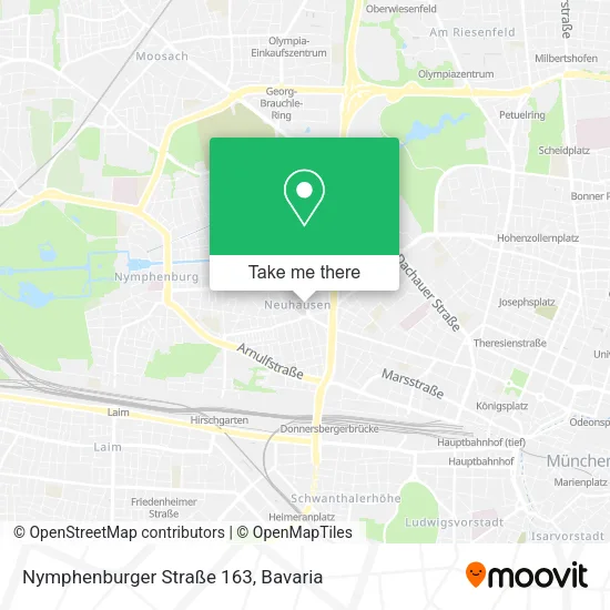 Карта Nymphenburger Straße 163