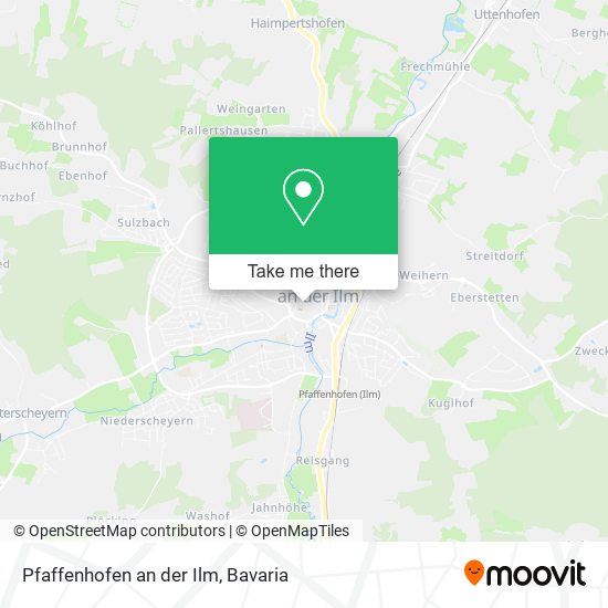 Pfaffenhofen an der Ilm map