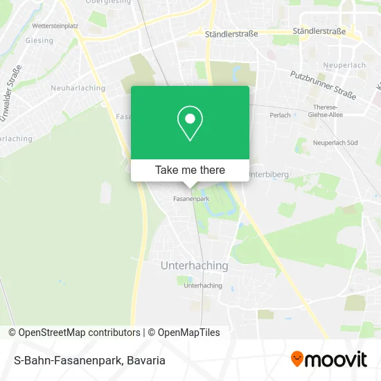 Карта S-Bahn-Fasanenpark