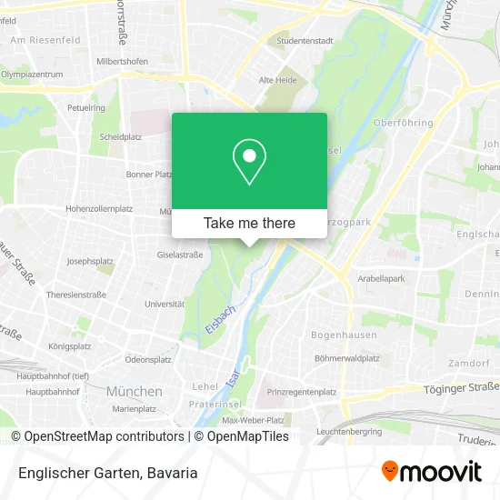 Карта Englischer Garten