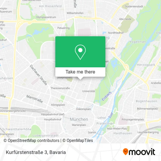 Карта Kurfürstenstraße 3