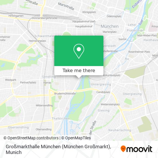 Großmarkthalle München (München Großmarkt) map