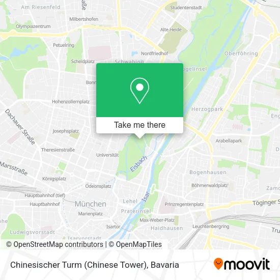 Карта Chinesischer Turm (Chinese Tower)